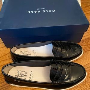 Cole Haan black pinch loafer